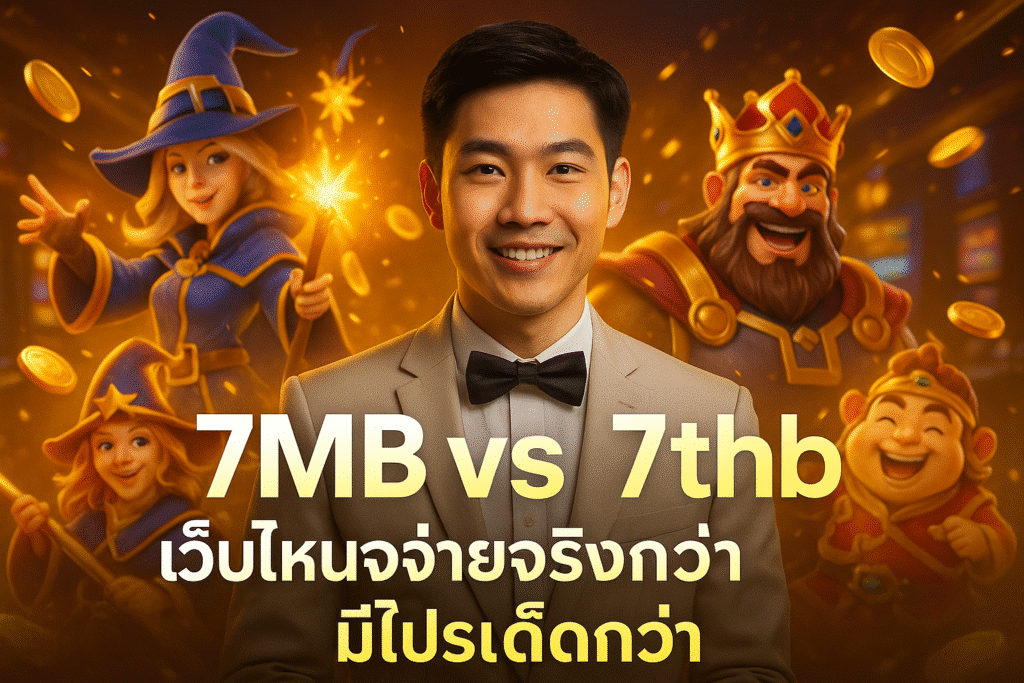 7MB เทียบกับ 7thb เว็บไหนจ่ายจริงกว่า มีโปรเด็ดกว่า
