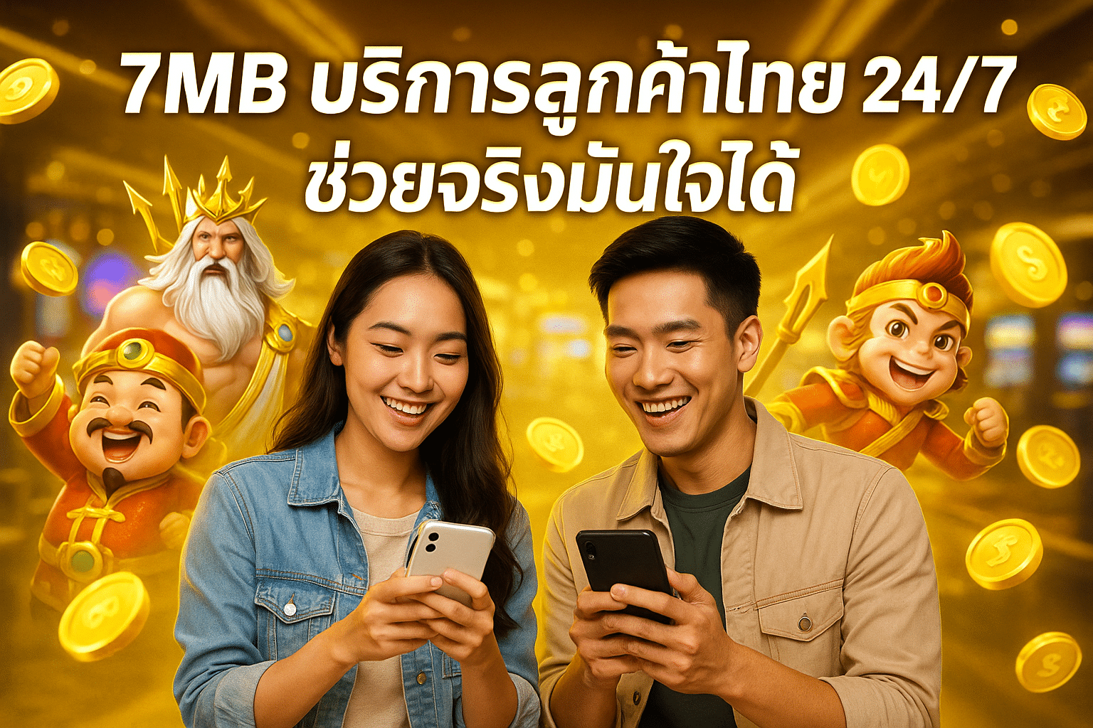 7MB บริการลูกค้าไทย 24/7 ช่วยจริงมั่นใจได้