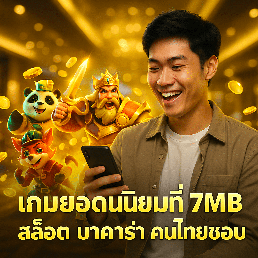 เกมยอดนิยมที่ 7MB สล็อต บาคาร่า คนไทยชอบ