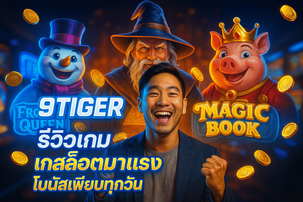 9TIGER รีวิวเว็บสล็อตมาแรง โบนัสเพียบทุกวัน