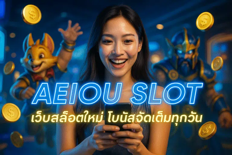 AEIOU SLOT เว็บสล็อตใหม่ โบนัสจัดเต็มทุกวัน