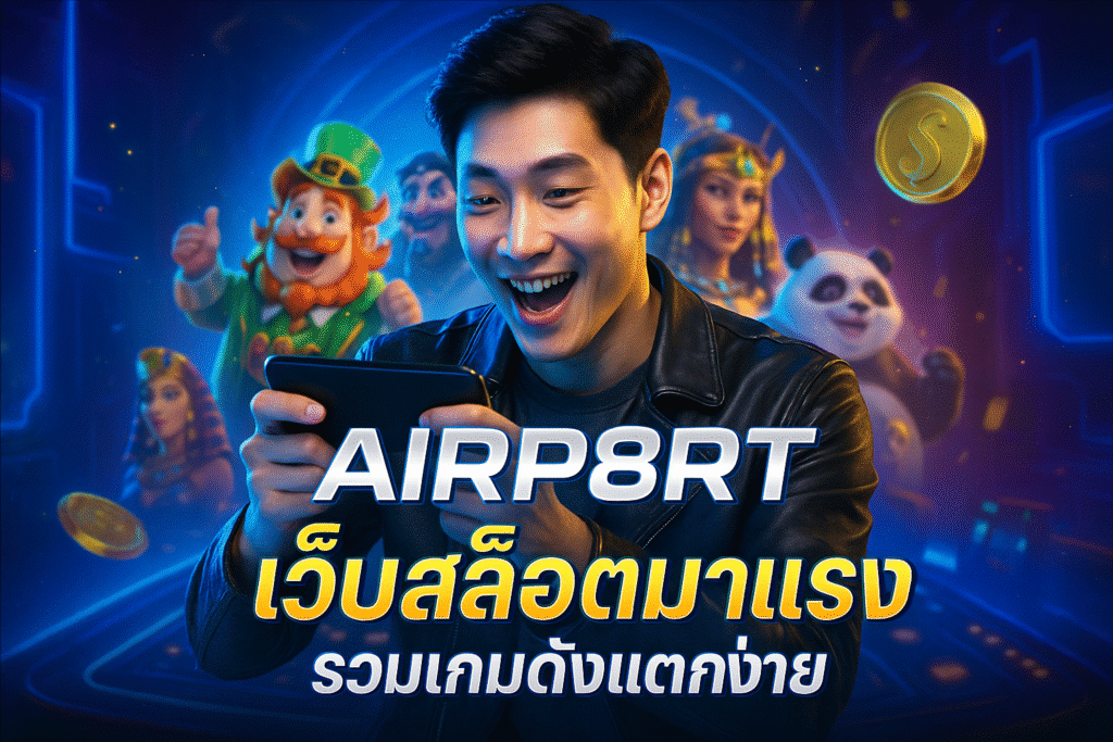 AIRP8RT เว็บสล็อตมาแรง รวมเกมดังแตกง่าย
